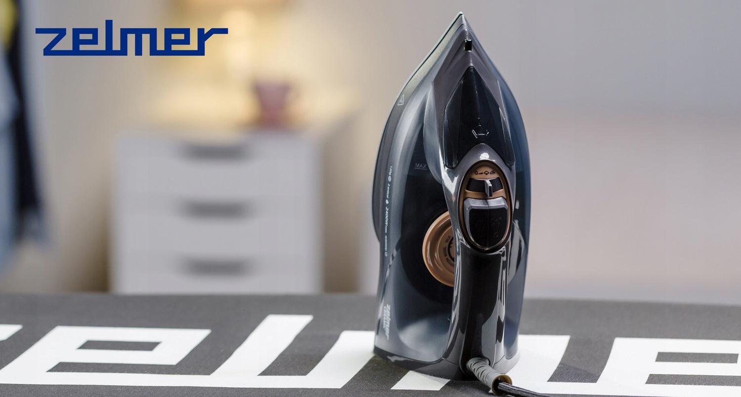ZELMER STEAM IRON STEAMER CLOTHES SELF-CLEANING CERAMIC 2400W Packaging status original