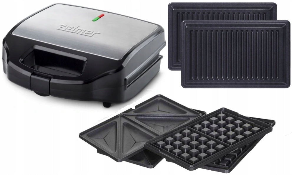 ZELMER TOASTER OVEN WAFFLE IRON GRIL ZSM7900 3IN1