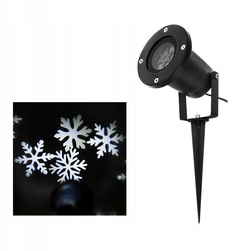 ZEXT CHRISTMAS LED SNOWFLAKE ILLUMINATION PROJECTOR WHITE - C07-BUTTERFLY- Manufacturer code C07-BUTTERFLY-BS