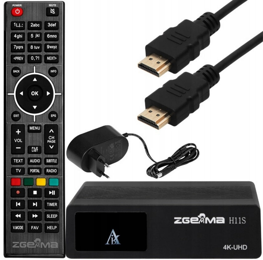 ZGEMMA H11s DECODER 4K ENIGMA2 E2 Cccam Oscam