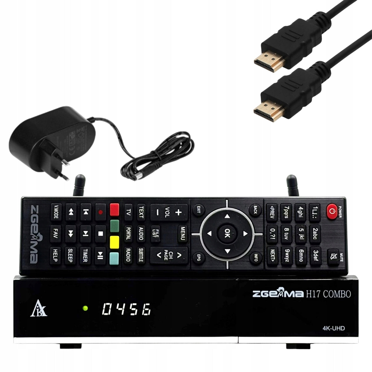 ZGEMMA H17 Combo Wi-Fi DECODER 4K ENIGMA2 E2 IPTV Cccam OsCam