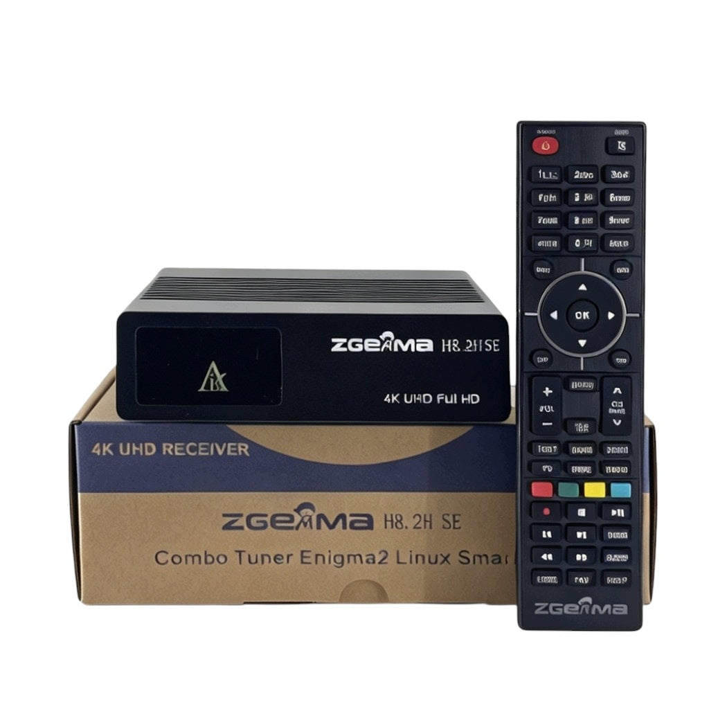 ZGEMMA H8.2H SE 4K Wi-Fi DECODER SAT + DVB-T2 HEVC ENIGMA2 E2