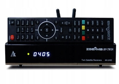 ZGEMMA H9 TWIN SE DECODER 4K ENIGMA2 E2 IPTV Ccam Oscam CI+ Brand Zgemma