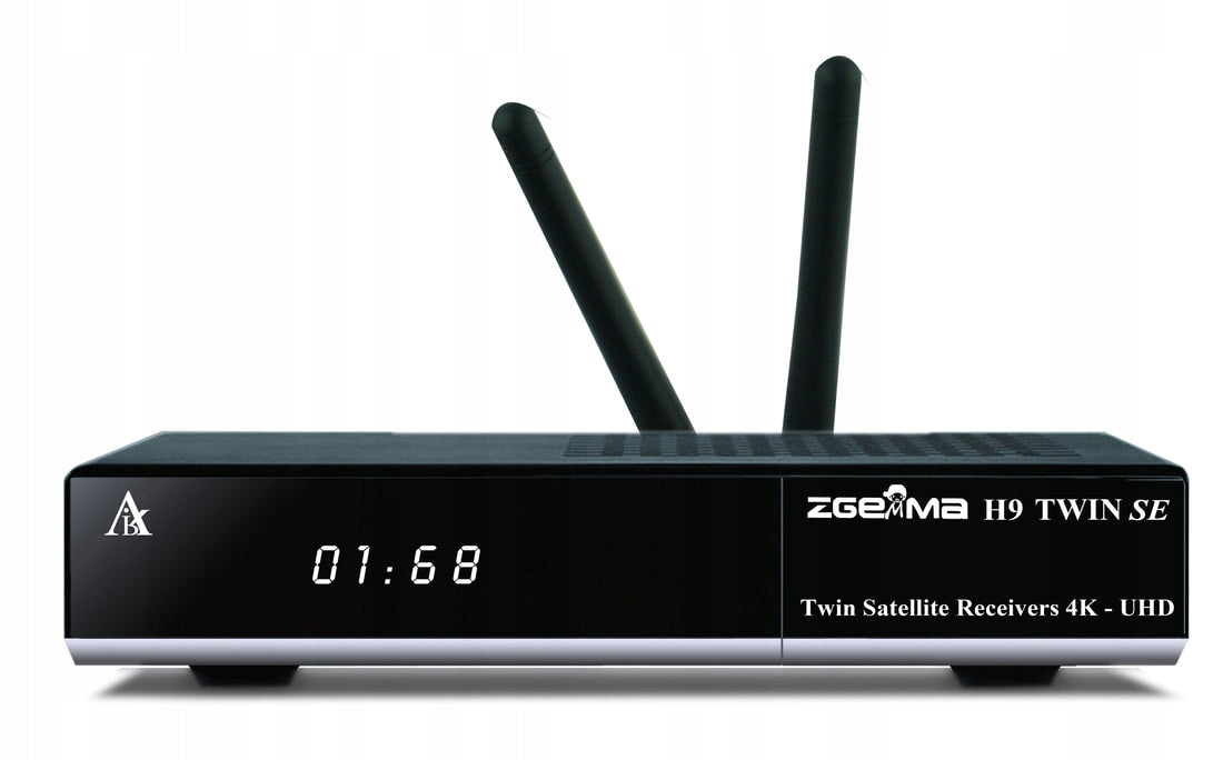 ZGEMMA H9 TWIN SE DECODER 4K ENIGMA2 E2 IPTV Ccam Oscam CI+