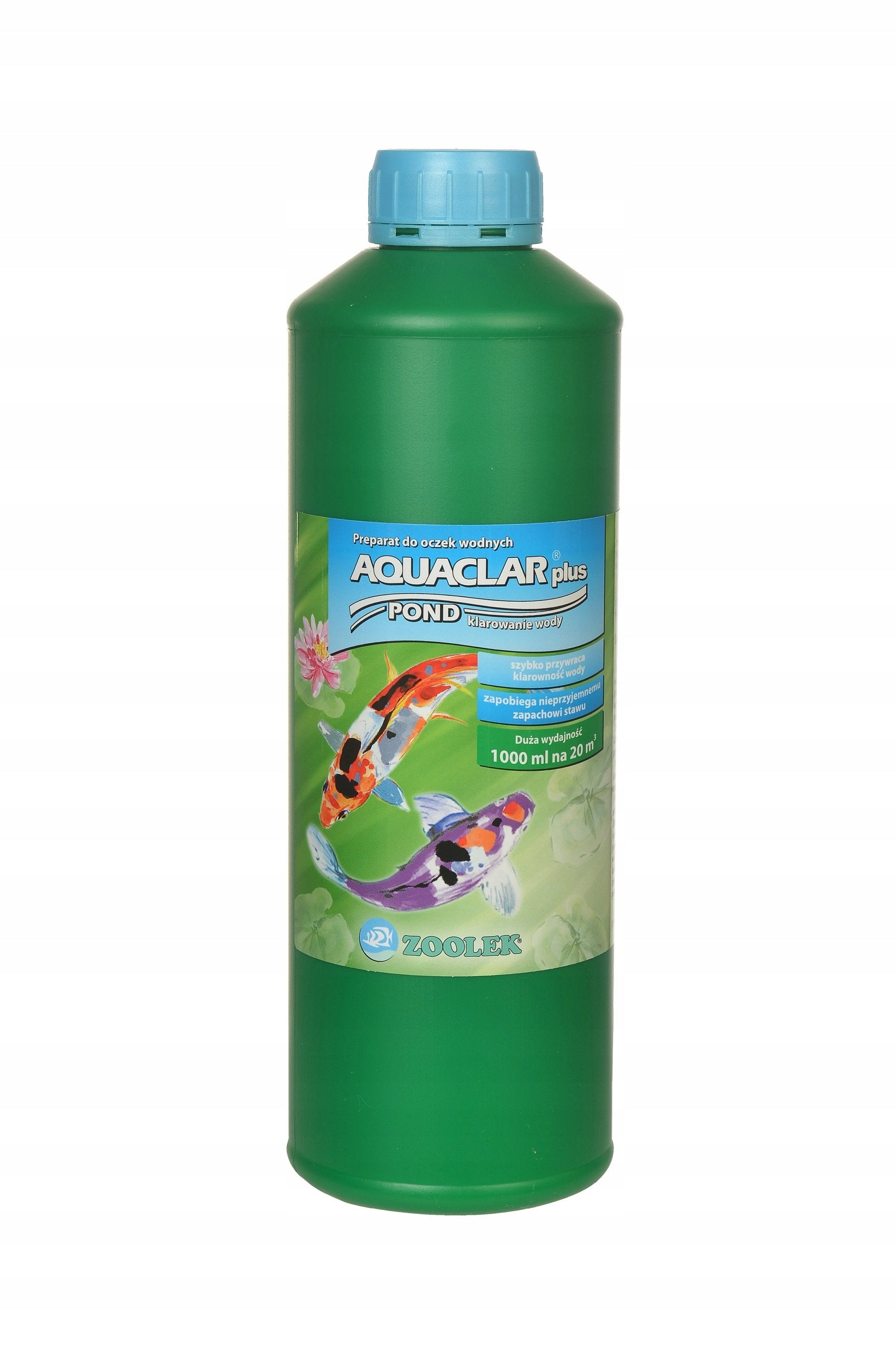 ZOOLEK AQUACLAR 1L for 20m3 CLARIFIES AND FIGHTS ALGAE