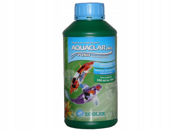 ZOOLEK AQUACLAR 500ml - CLARIFIES AND FIGHTS ALGAE