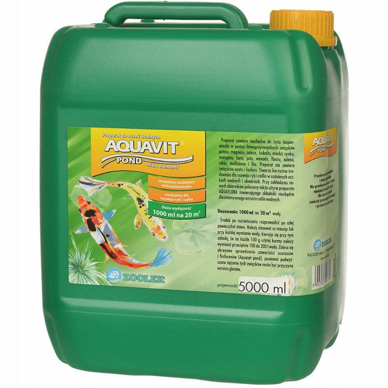 ZOOLEK AQUAVIT POND 5L Set of bioelements for fish and plants