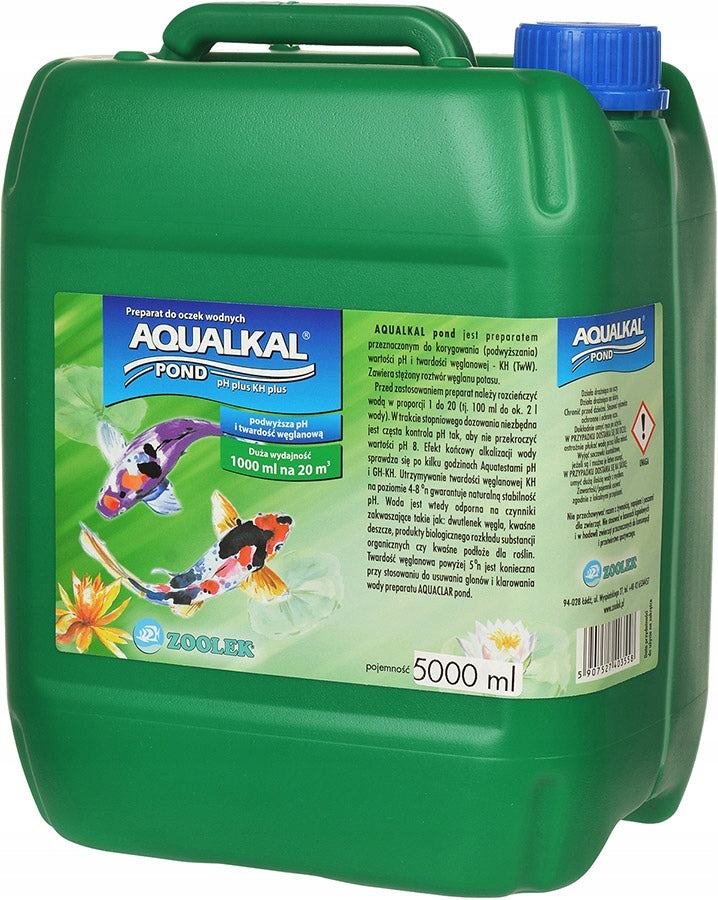 ZOOLEK Aqualkal Pond 5L Increases pH and KH in Eyelet