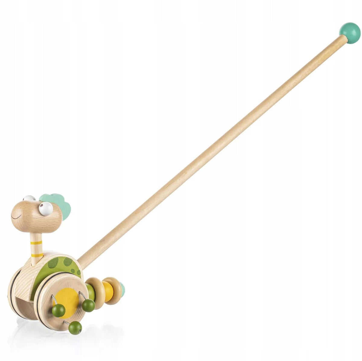 ZOPA Wooden push toy Dino, green