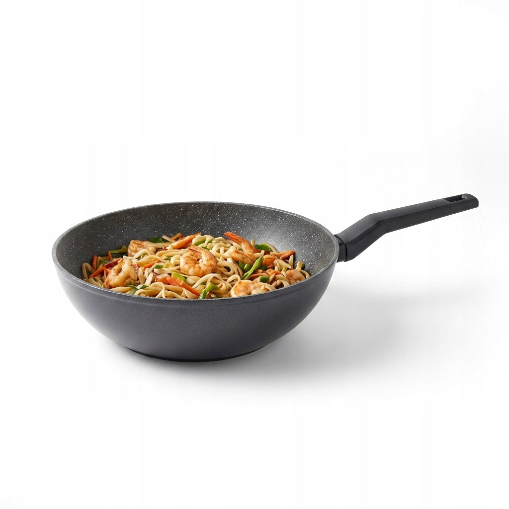 ZWIEGER FORTE Pan wok 30 cm granite coating PFLUON induction gas