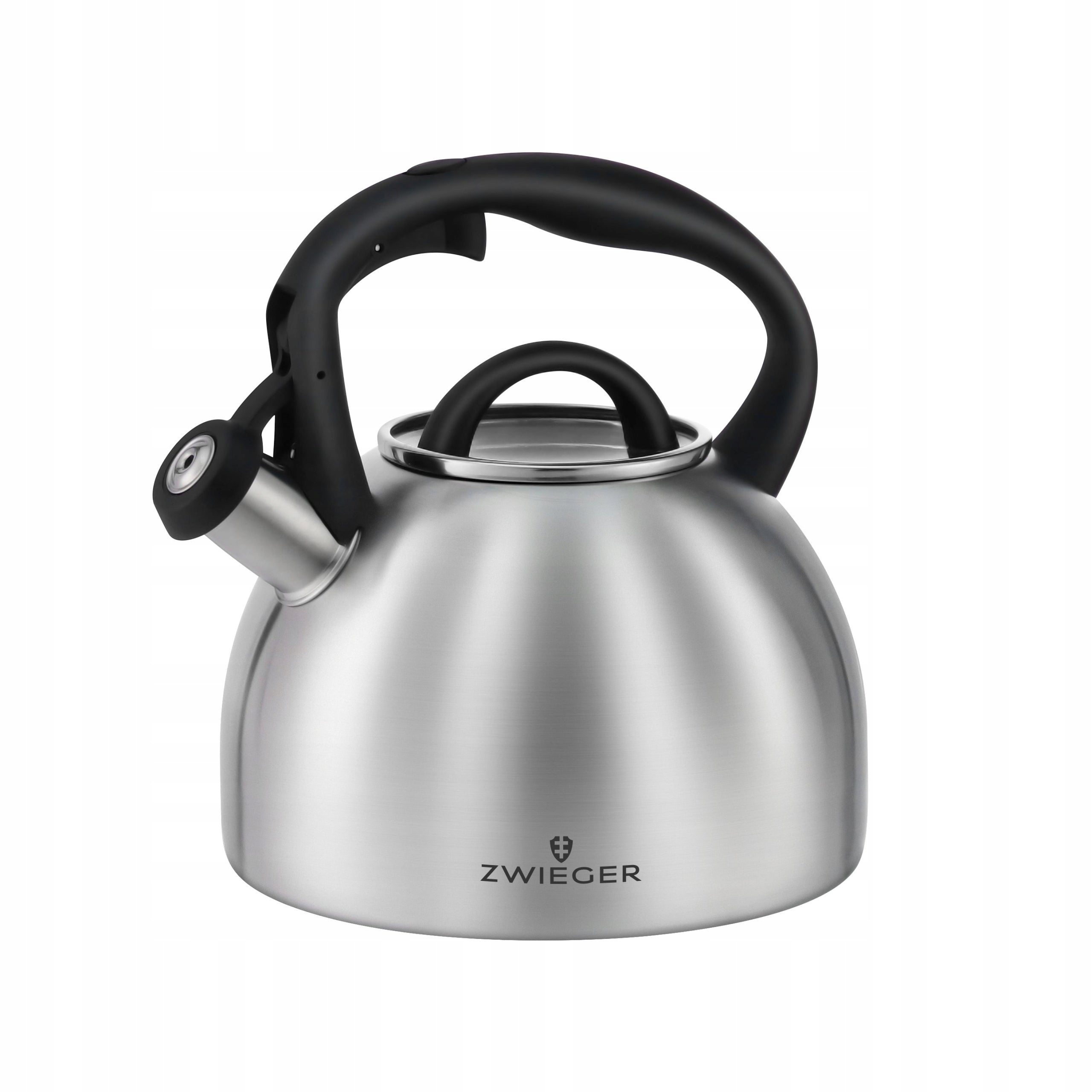 ZWIEGER KETTLE WITH WHISTLE STEEL GLOSS SILVER INDUCTION GAS FORTE 3 L Manufacturer code ZW-CF-1305