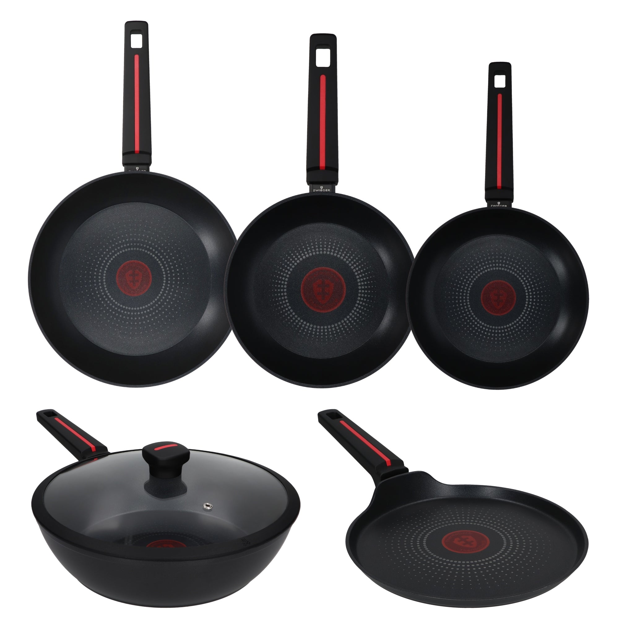 ZWIEGER RED LINE Pan Set 5 Elements
