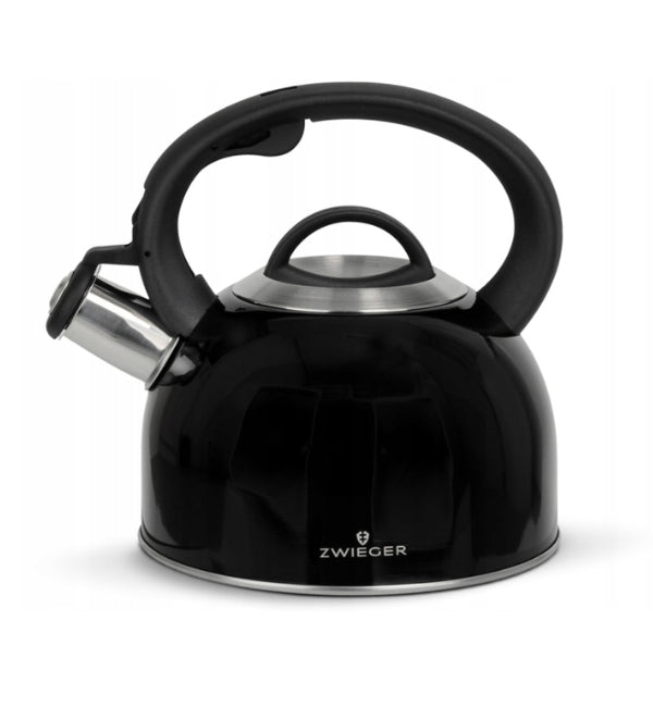 ZWIEGER VIRTU Kettle 2 L traditional whistle stainless steel induction gas Brand Zwieger