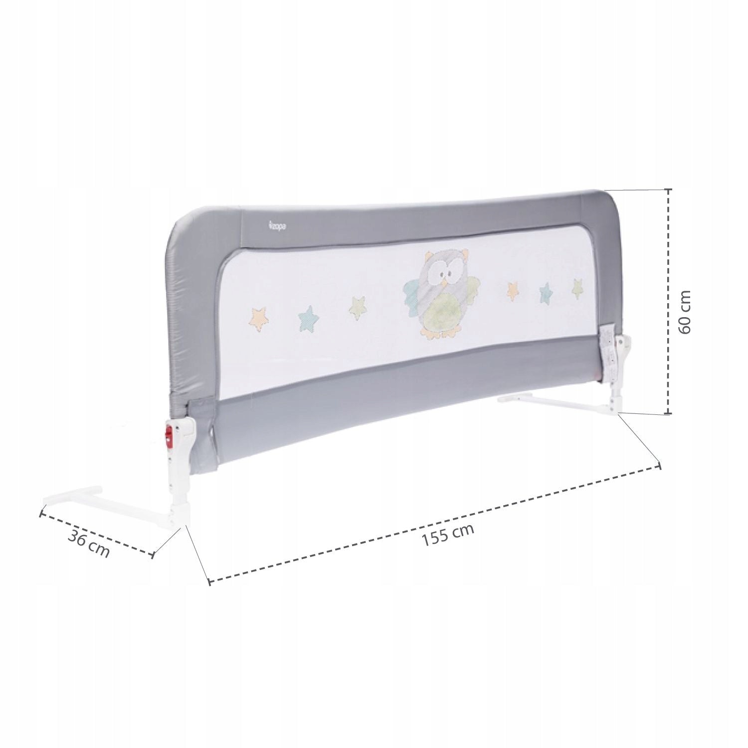 Zábrana na posteľ Monna - Griffin Grey Manufacturer code ZOP055550