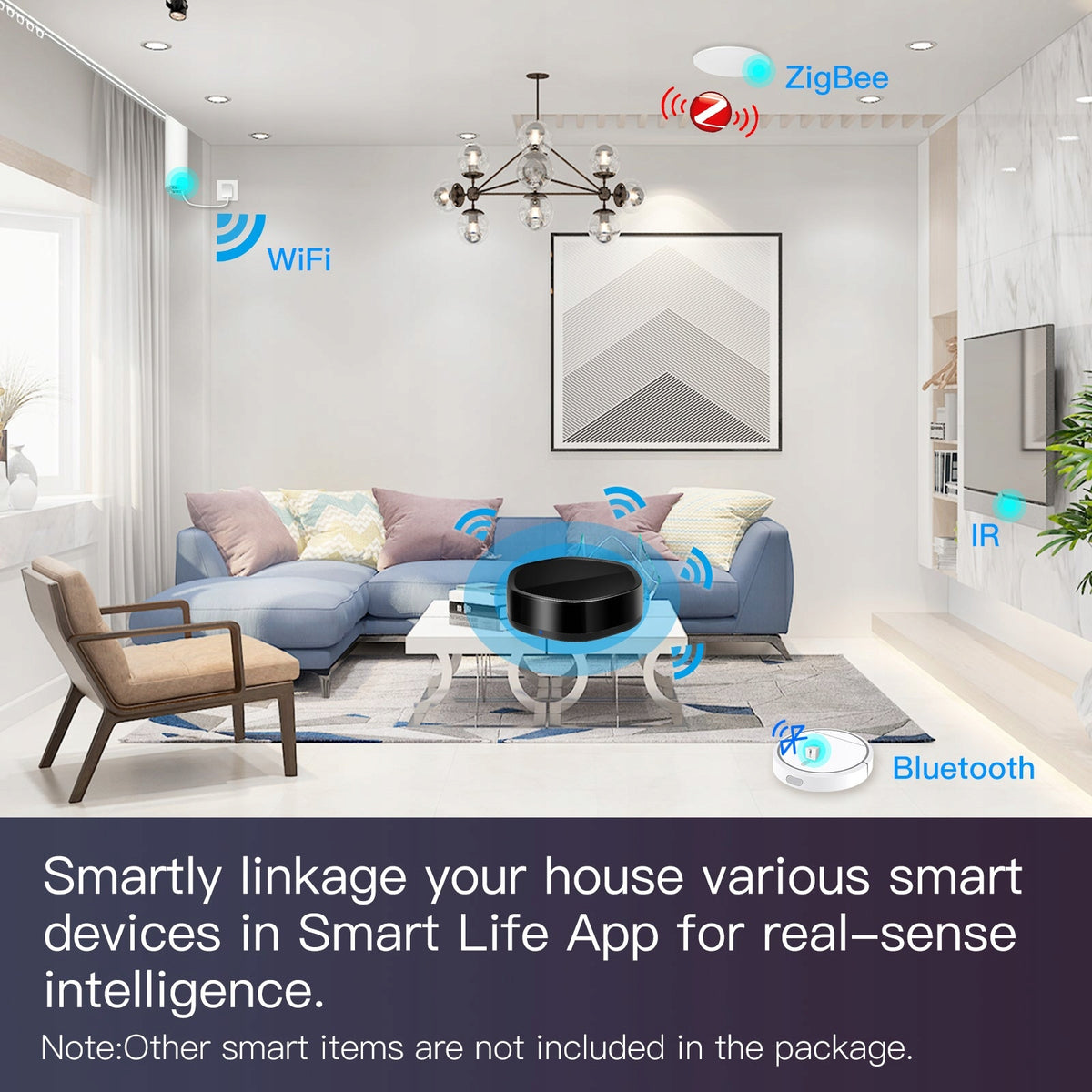 ZigBee WiFi Gateway with 38K Infrared Remote Control Series ZigBee