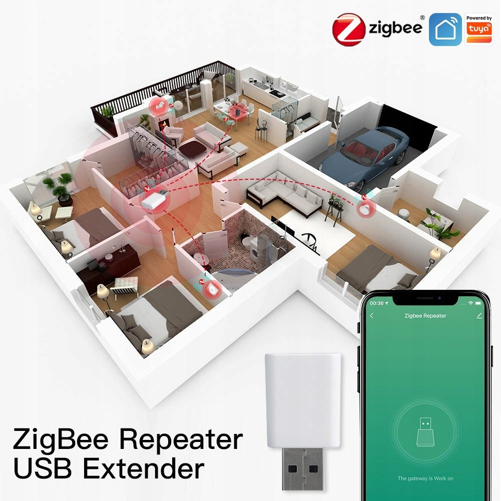 Zigbee Tuya Smart Life Home Assistant Signal Booster Brand Modemix