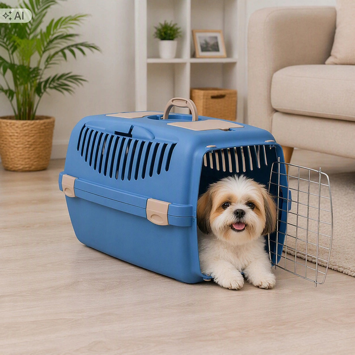 Zolux Gulliver 2 blue dog and cat carrier up to 8kg 55x36x35cm Manufacturer code 99802
