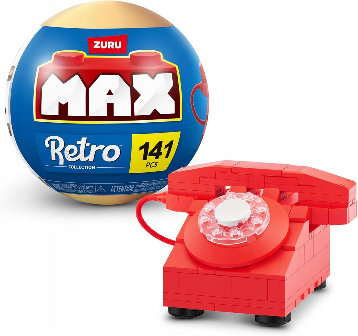 Zuru Max Retro Collection Building Blocks 141 elements Telephone