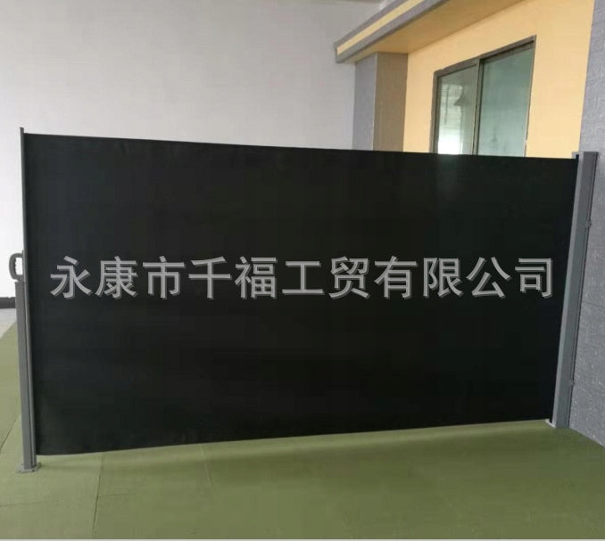 awning vertical terrace blind black coated does not get wet 160 x 300 cm Kind marquise