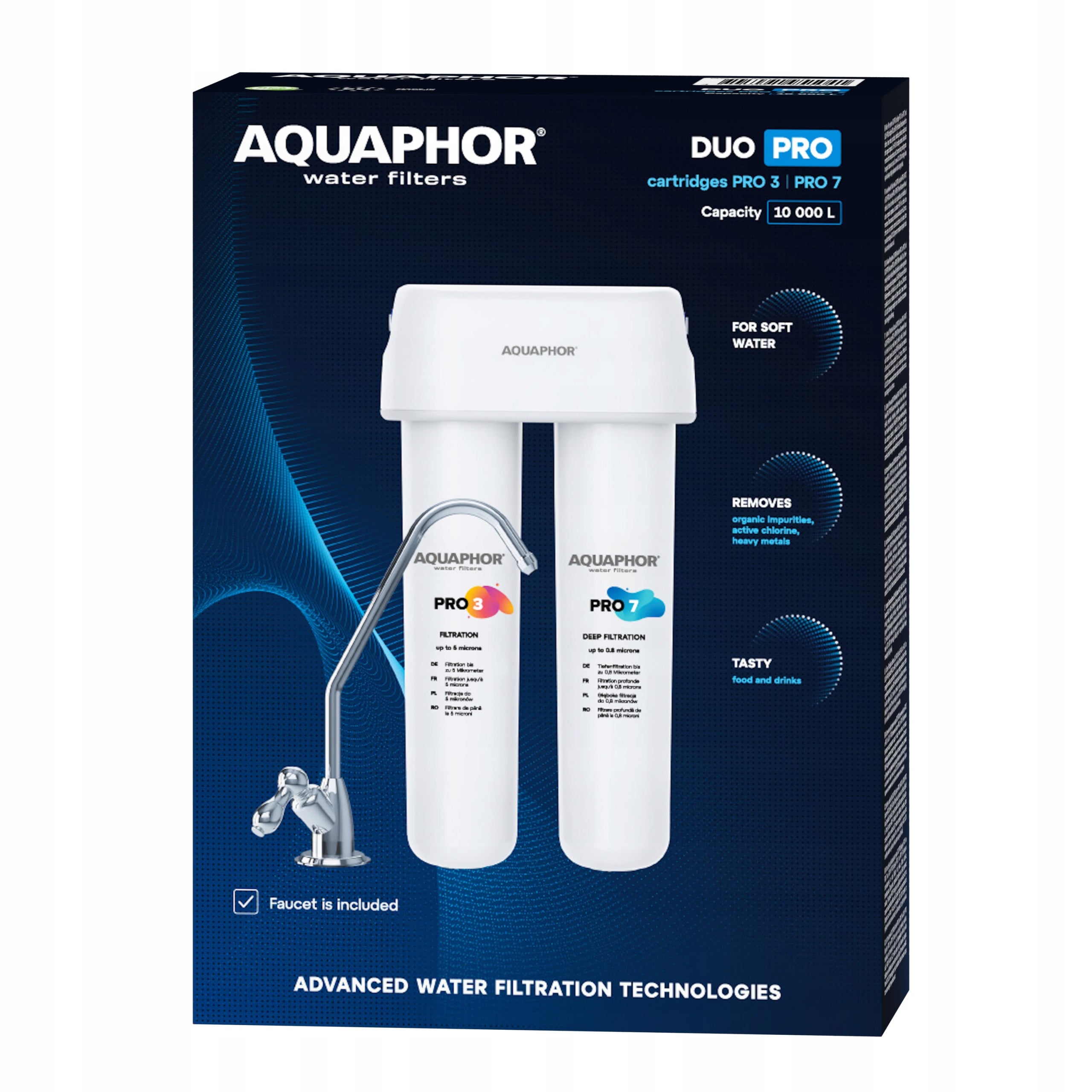 Po kriaukle montuojamas vandens filtras Aquaphor Duo Pro