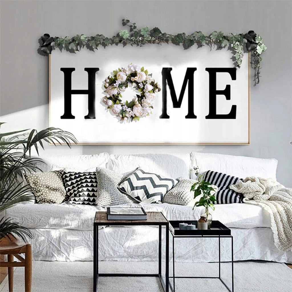 bhuuno 40cm White Peony Wreath Front Door Hanging Manufacturer code fenteer-53055430