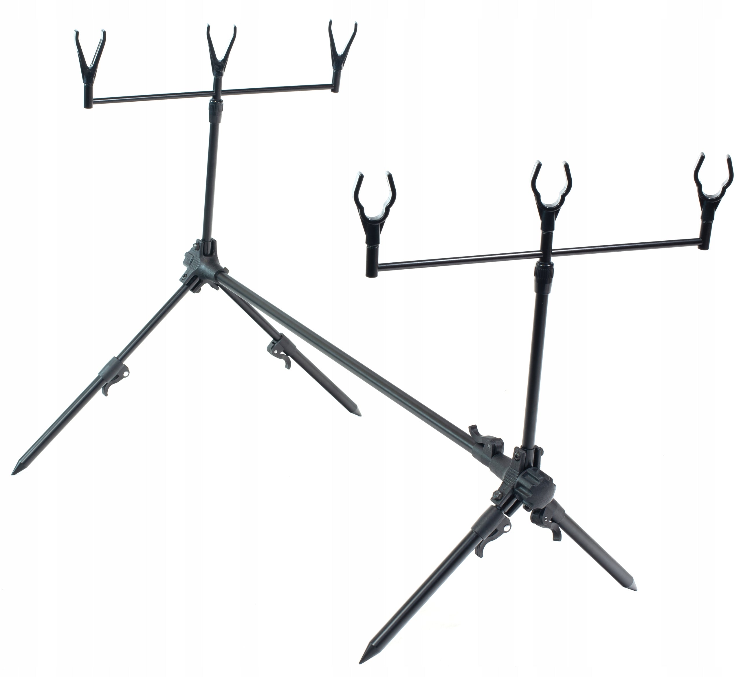 black CARP STAND neco STAND for 3 RODS ROD POD + forks Packaging status original