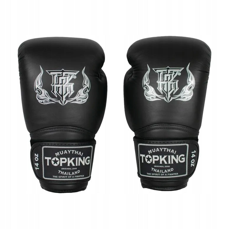 boxing gloves muay thai top king super air 14OZ BLACK Brand Top King