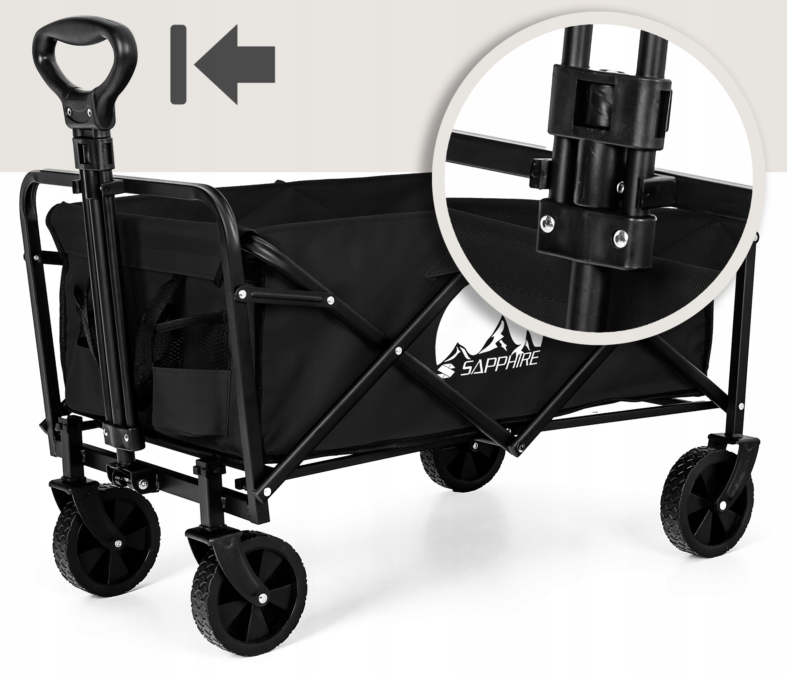 Sodo vežimas - karutis Fluxar SV-1001, 80L