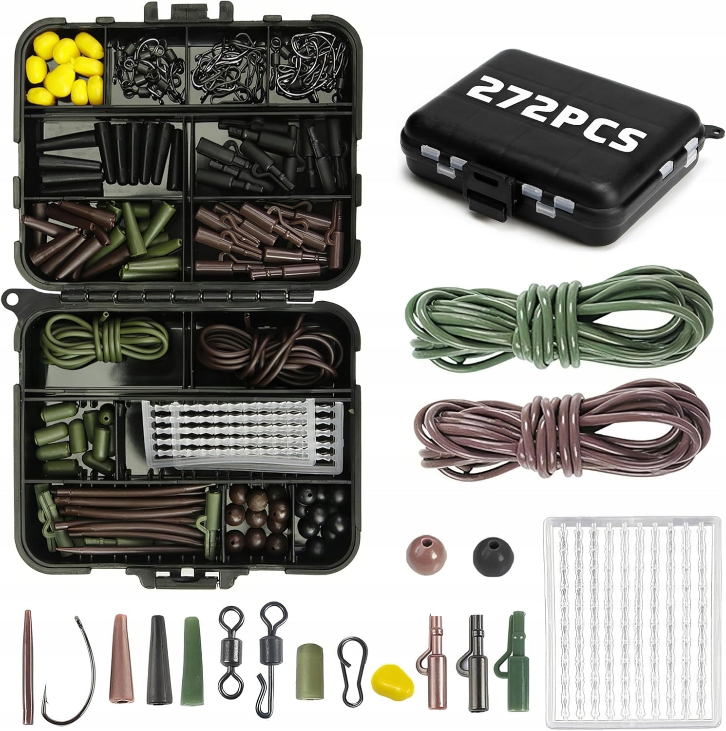 carp fishing set -Hooks, Rings, Artificial Corn in a Box
