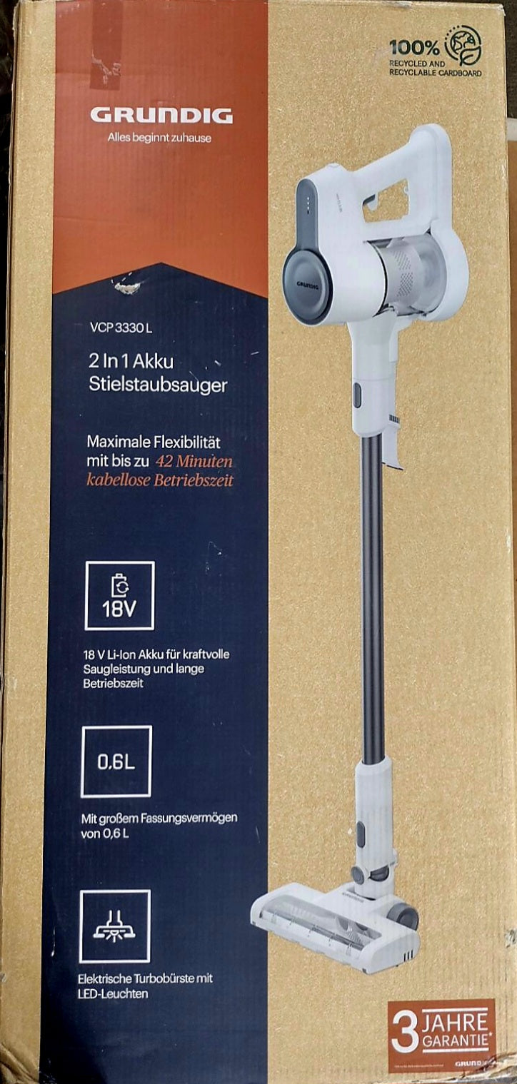 cordless vacuum cleaner GRUNDIG VCP 3330L VCP3330L HEPA10 cyclone N Model VCP 3330L
