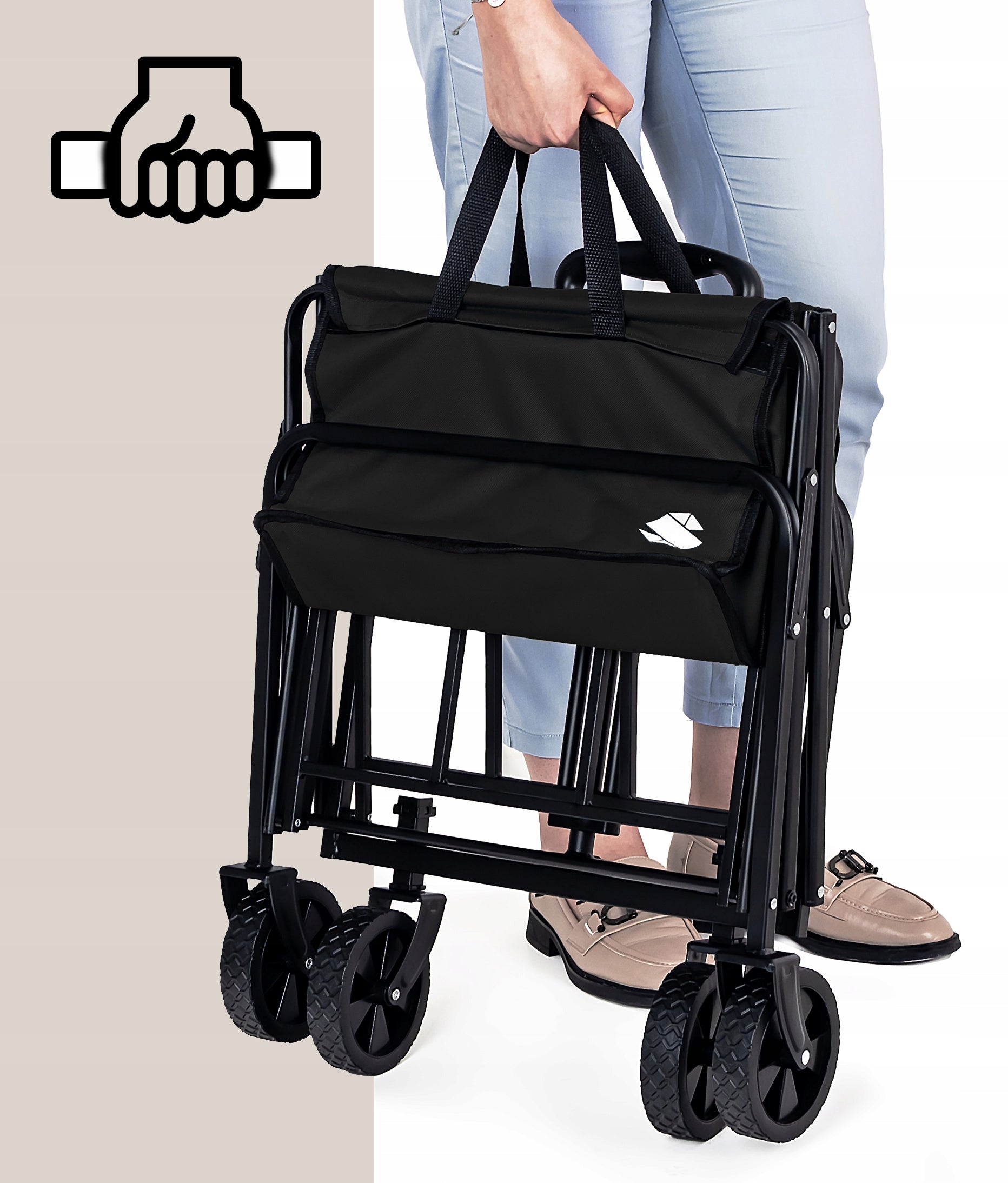 Sodo vežimas - karutis Fluxar SV-1001, 80L