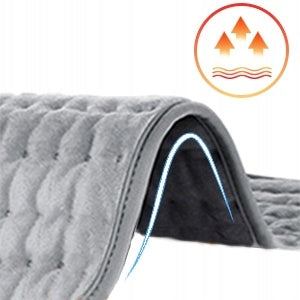 electric heating pad grey silver multifunctional heating 60×30cm Medical device no