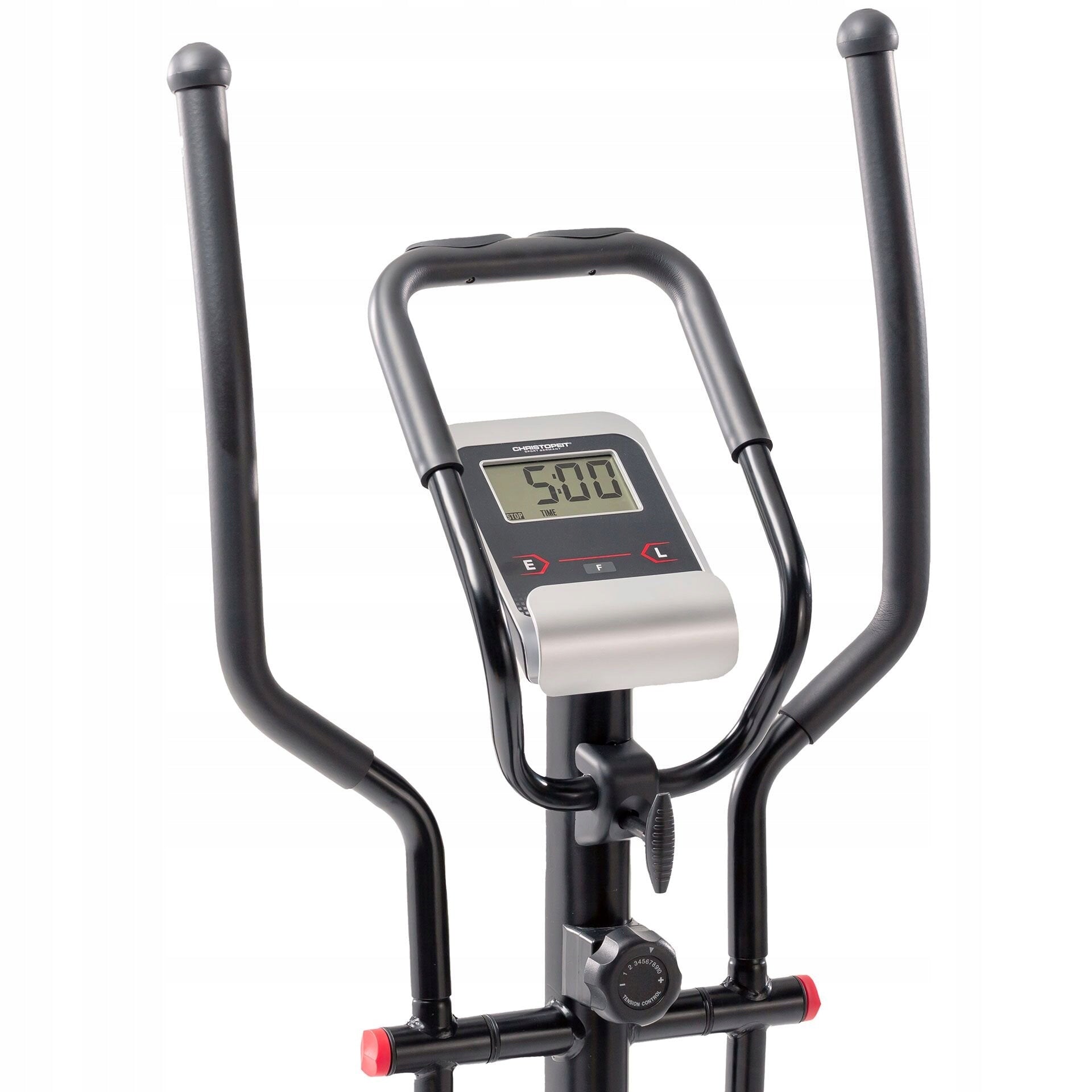 elliptical cross trainer CHRISTOPEIT 2in1 AX 6500 Hybrid Additional features transport wheels touch sensors