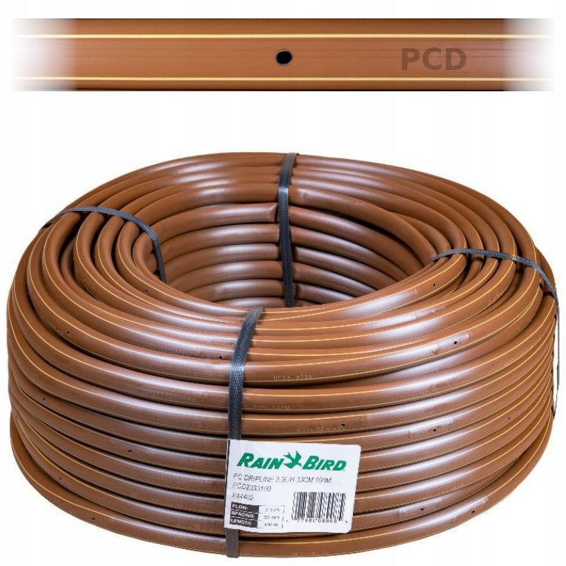 Laistymo žarna Rain Bird PCD, su lašintuvais, 16 mm, 25 m, ruda