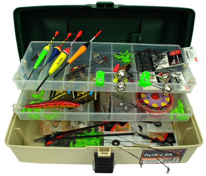 fishing set FISHING BOX 148 elements, ground feeder float Manufacturer code 148 akcesoriów