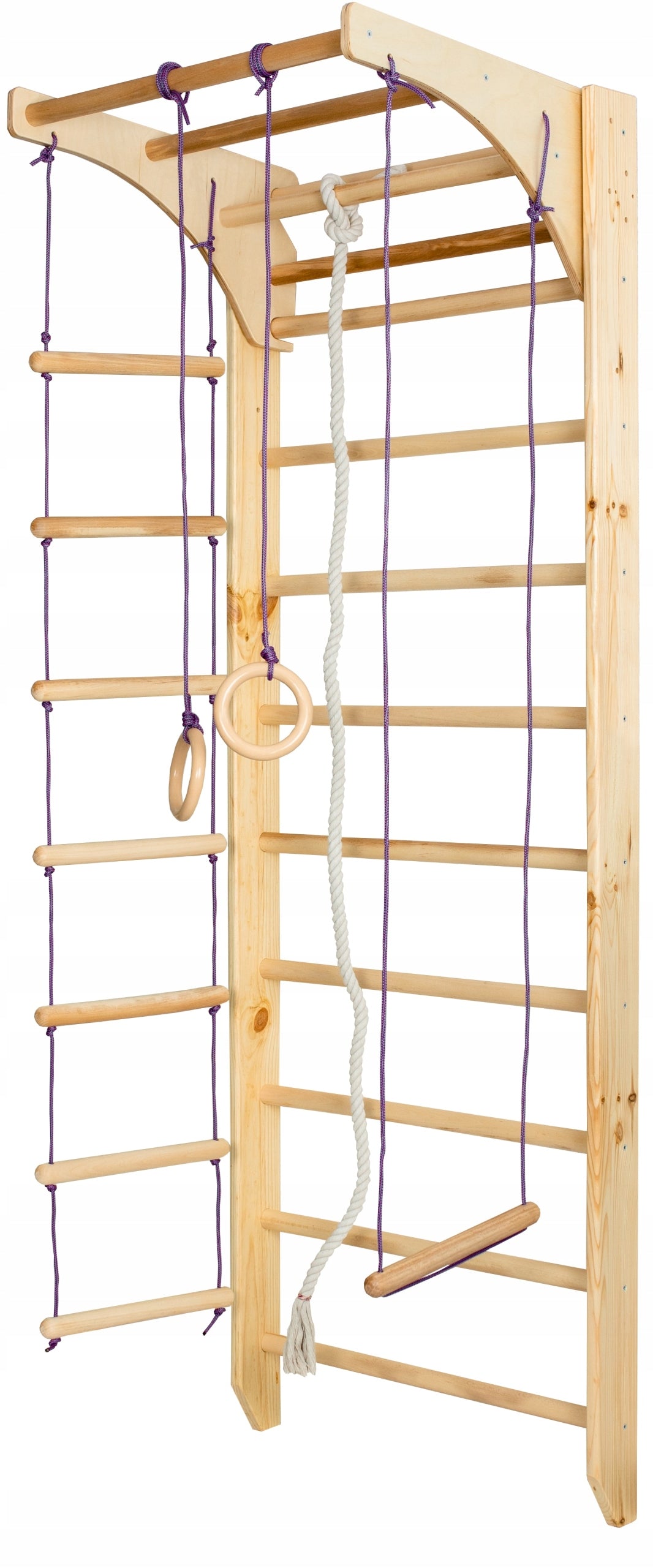 gymnastic wooden children's room play area