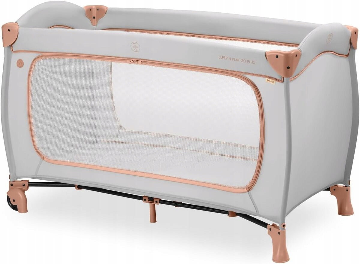 hauck Sleep N Play Go Plus Dusty Cork Travel Cot