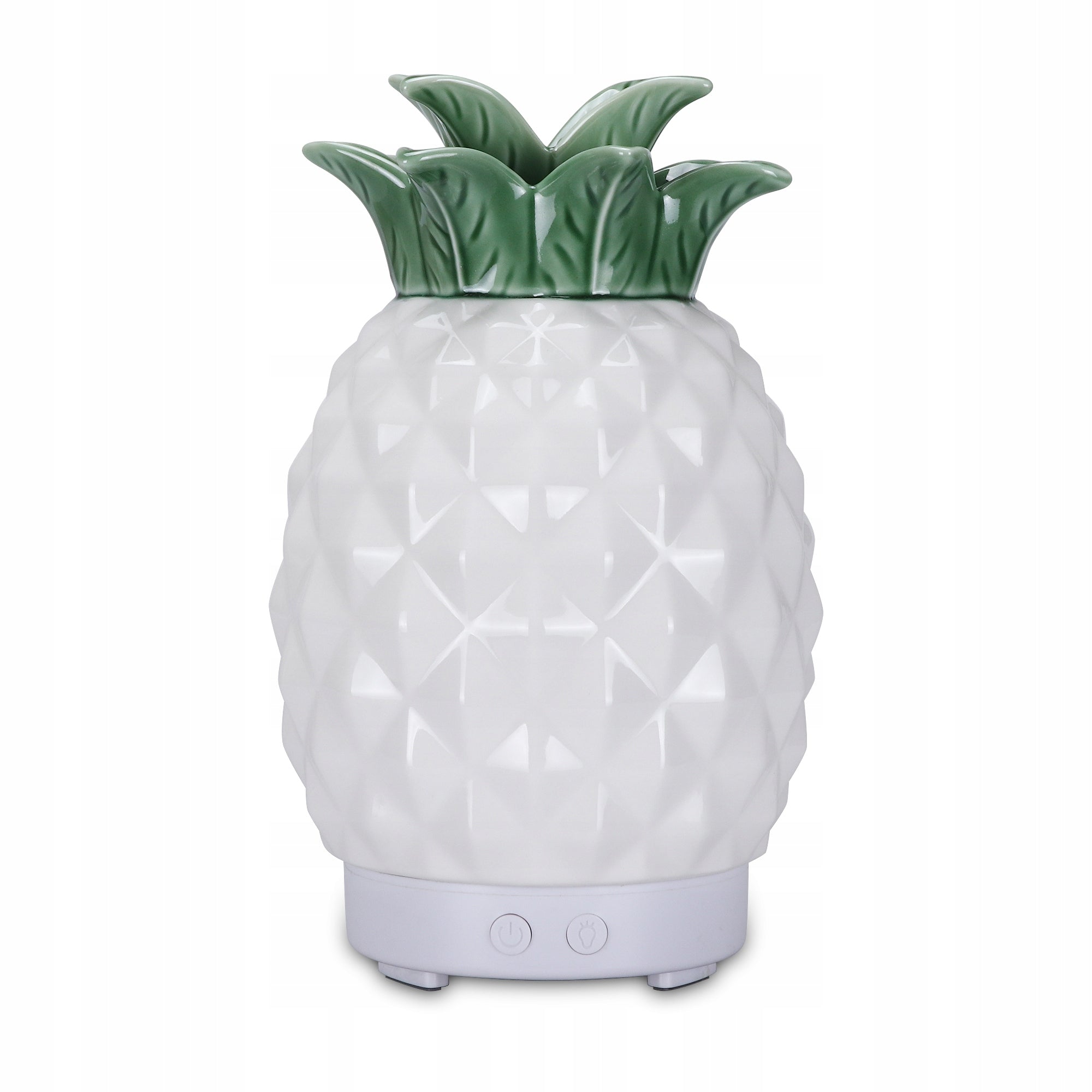 humidifier pineapple diffuser Ceramic small white led ultrasound