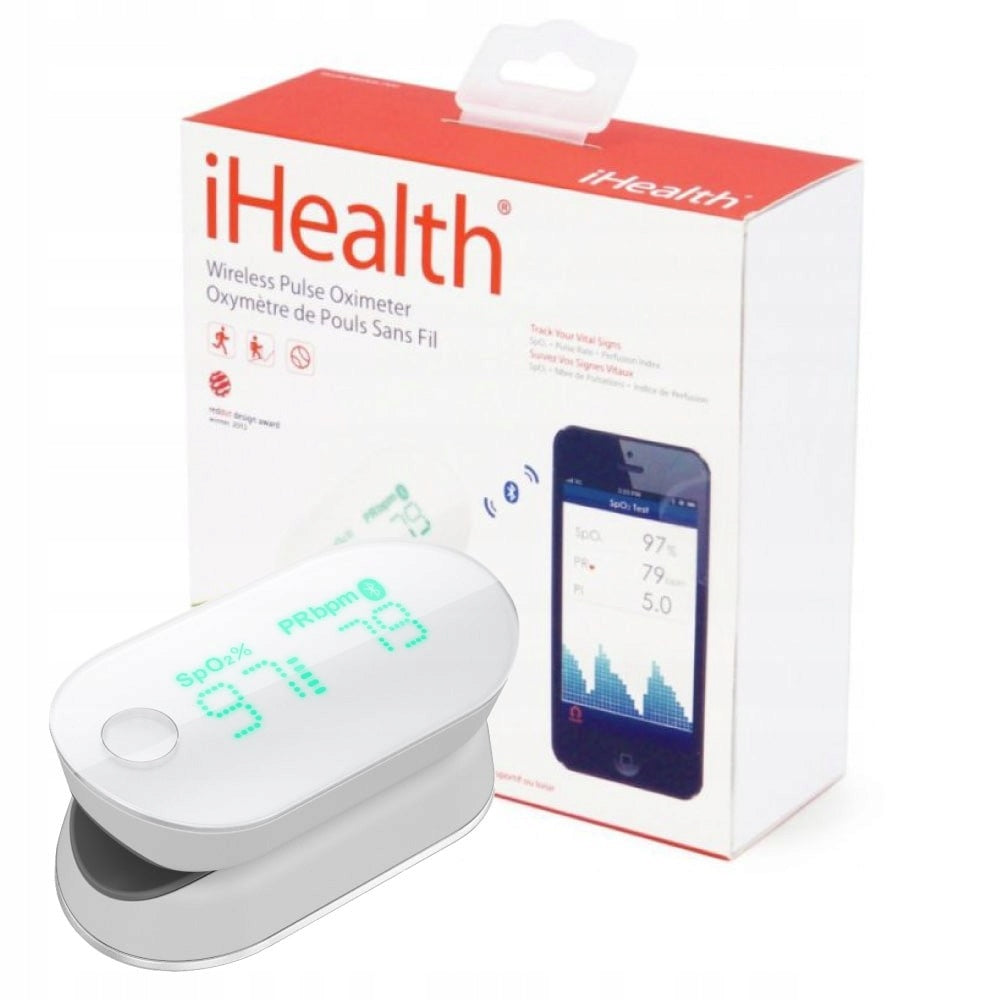 iHEALTH PO3M bluetooth pulse oximeter app, saturation level