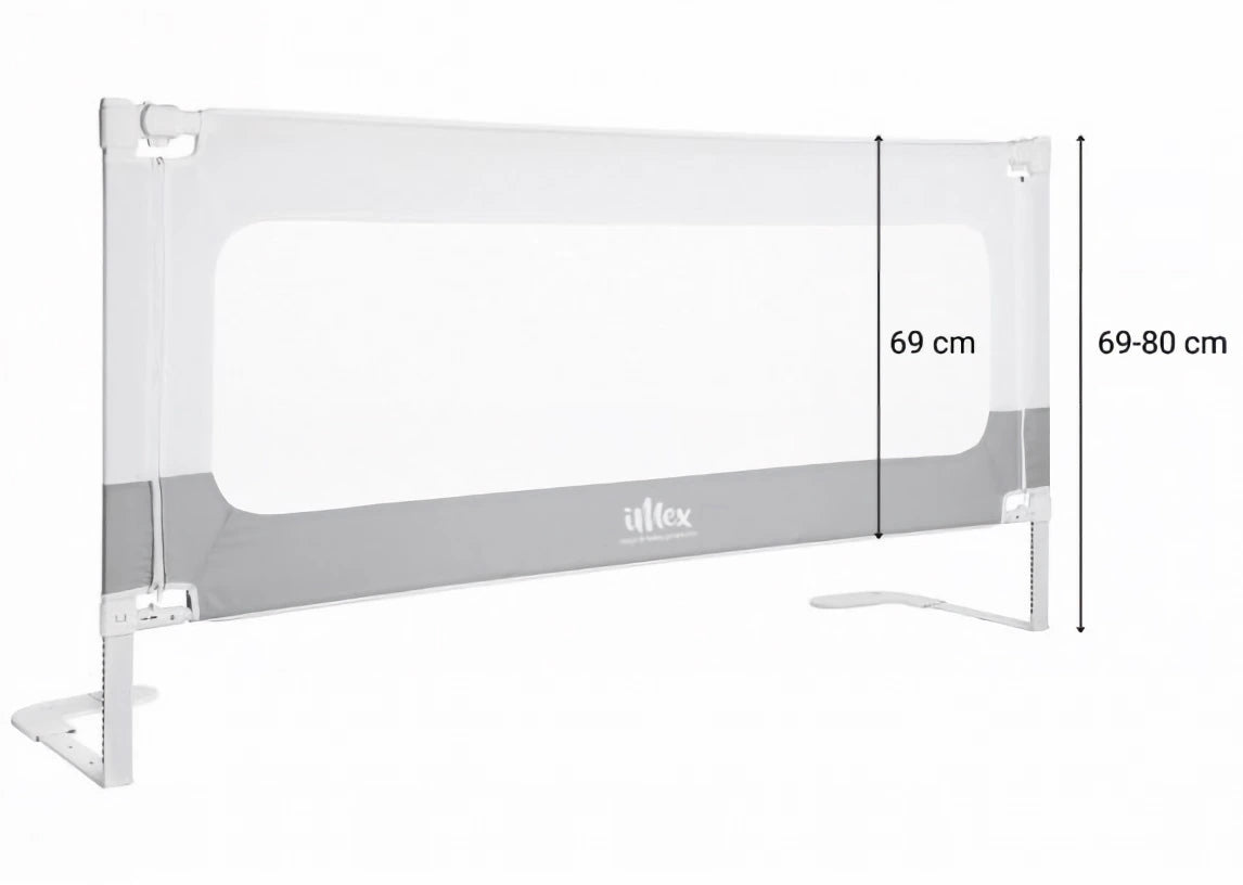 iMex zábrana na postel SMART 160 cm bílo-šedá Brand iMex Toys