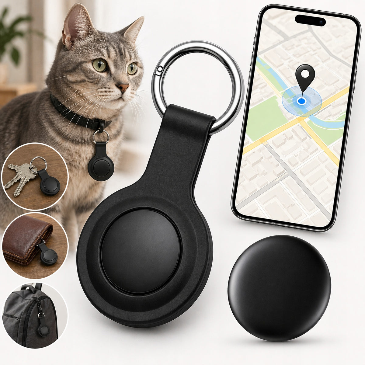 iOS Bluetooth Locator for Cat Dog Wallet Keys