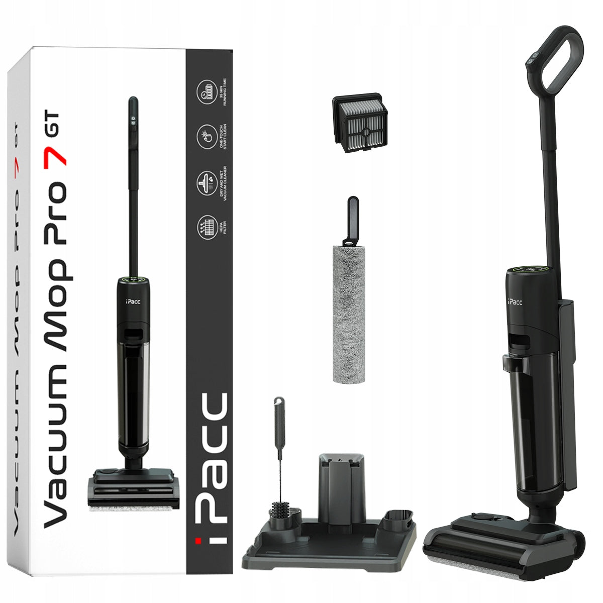iPacc Vacuum Mop Pro 7 GT Vacuum Cleaner and Wash