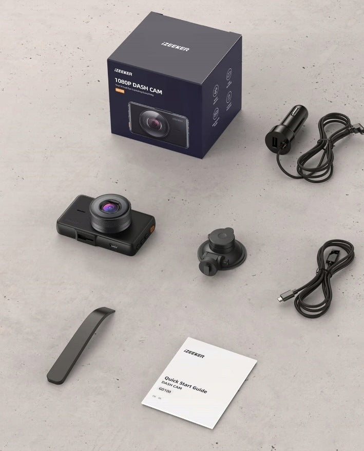 iZEEKER Full HD 1080P Video Recorder Car Camera Night Mode Brand no brand