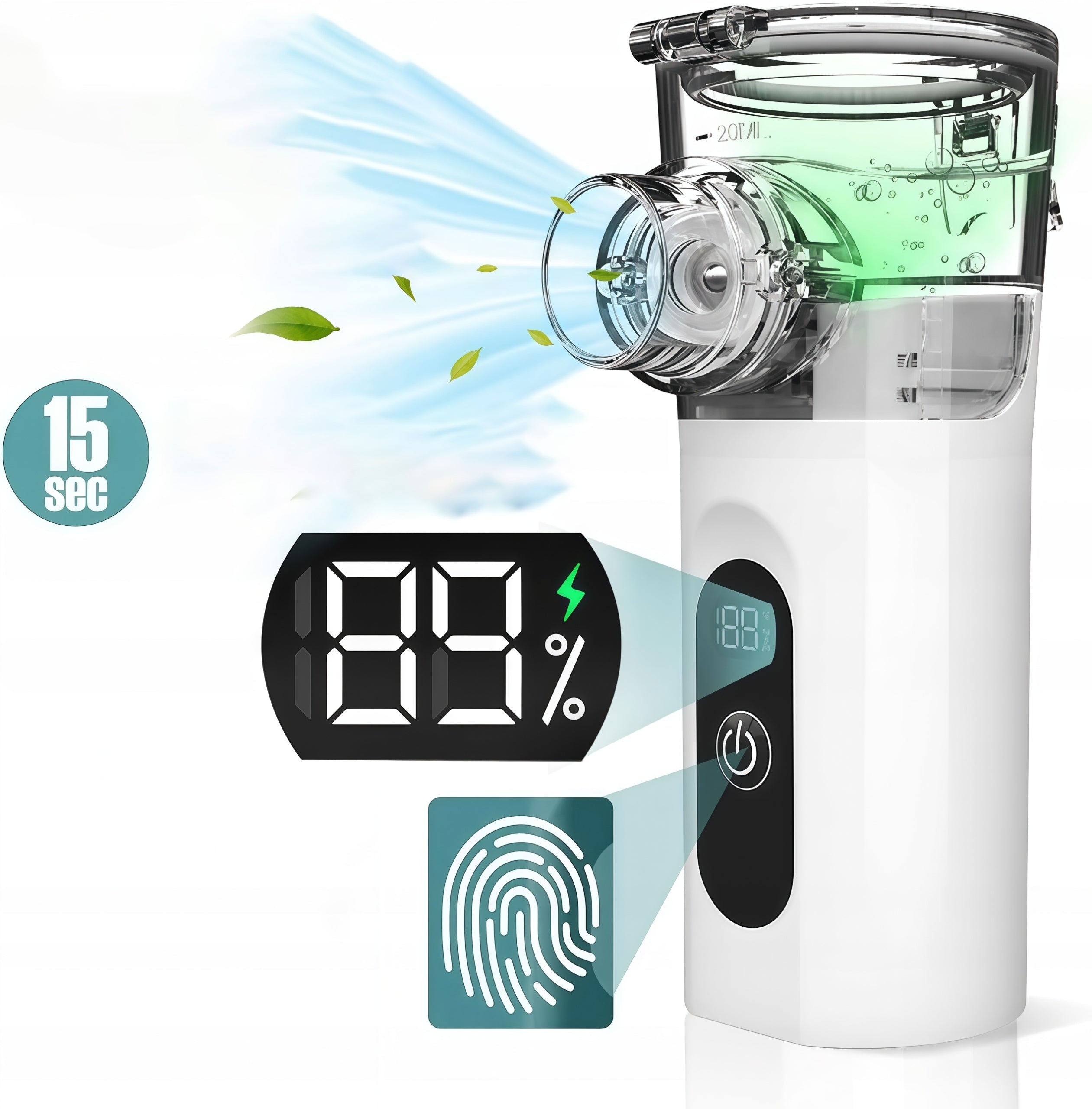inhaler portable nebuliser for children adults silent wireless Packaging status original