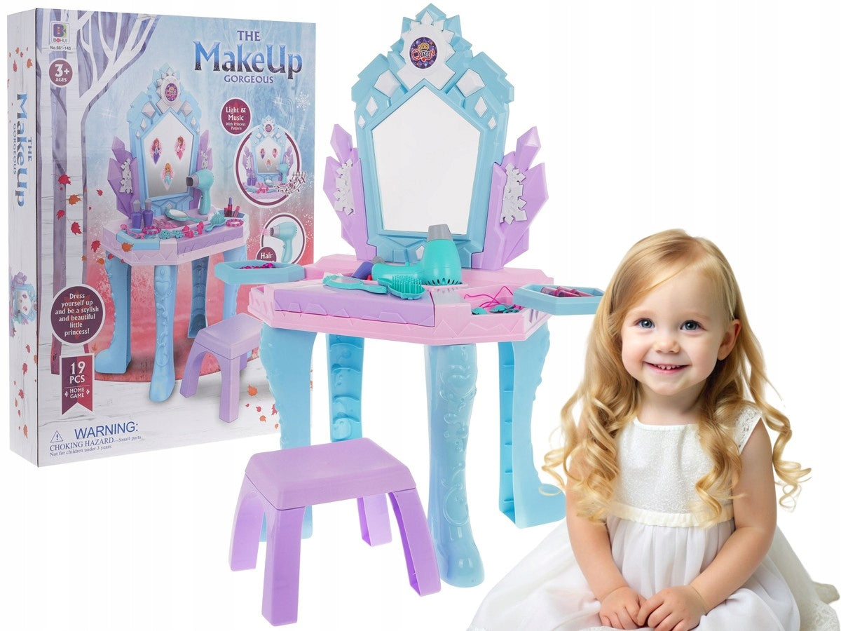 interactive ICE DRESSING TABLE stool CHAIR for girls ACCESSORIES