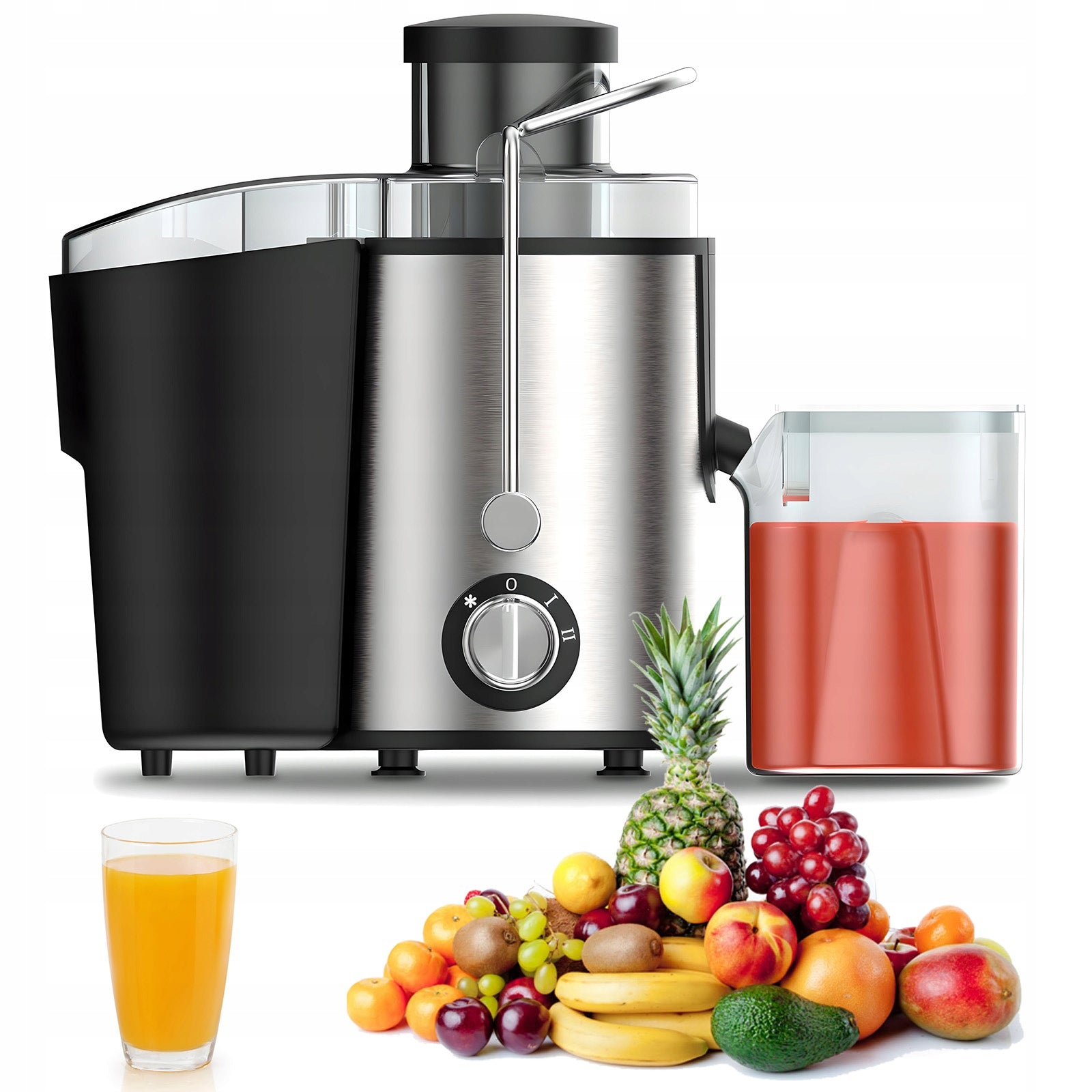 juice extractor high speed 800W HDeye for fruit and vegatable EU version