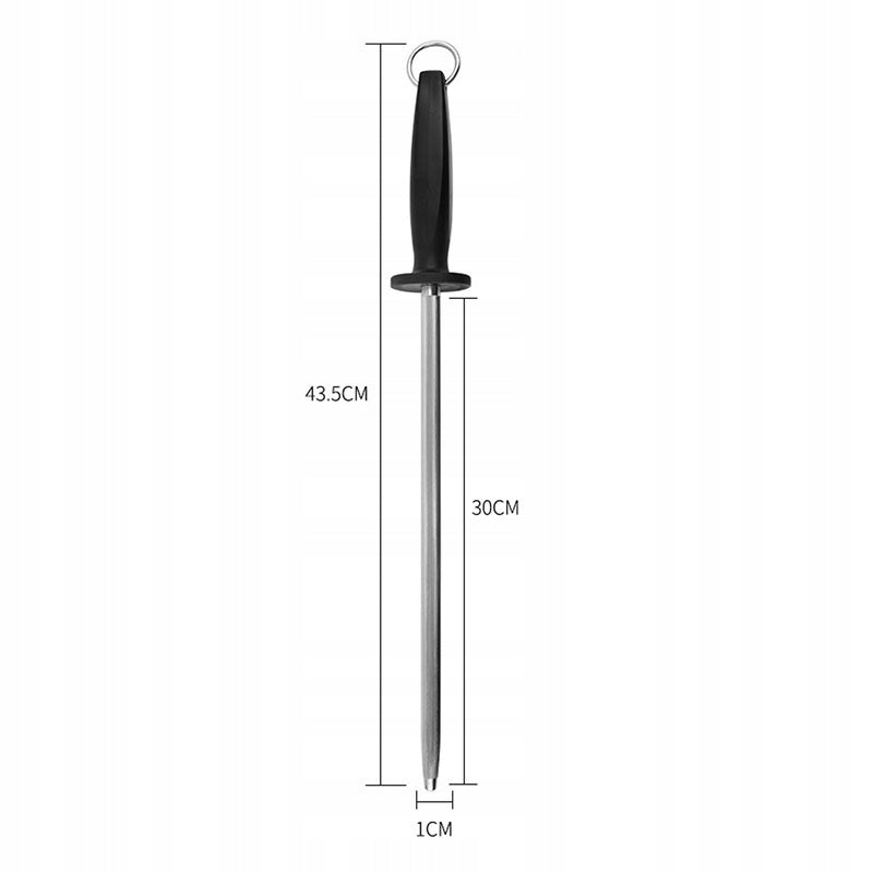knife sharpening steel, round,FOR KITCHEN KNIVES TAIDE 30 cm Kind standard (sharpening steel)