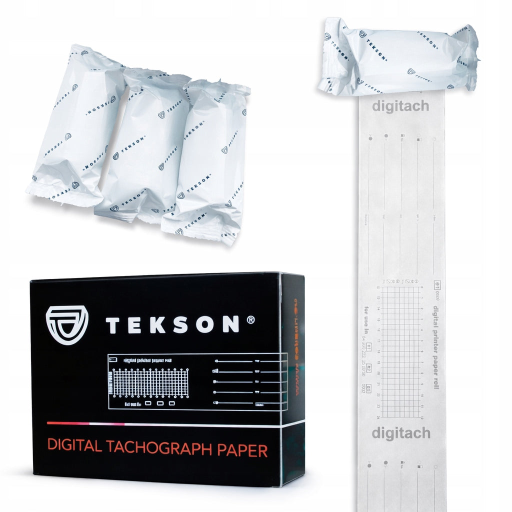 mTacho | TACHOGRAPH PAPER | 60 ROLLS | TEXON | + LEASH | Manufacturer code MT60