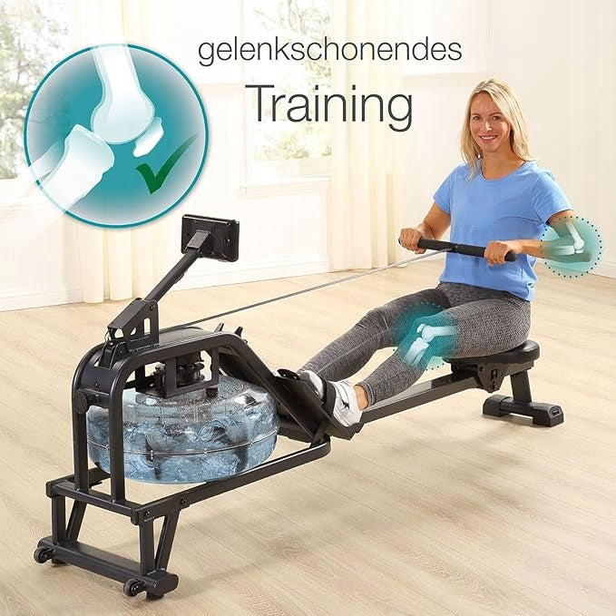 maxVitalis Water rowing machine, rowing machine with water resistance
