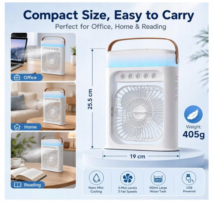 mini air conditioner with water tank 500 ml 3 speeds CX-2552 Brand no brand